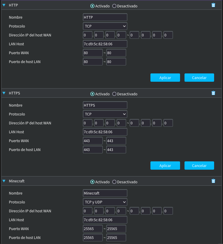 Router Port Fowarding